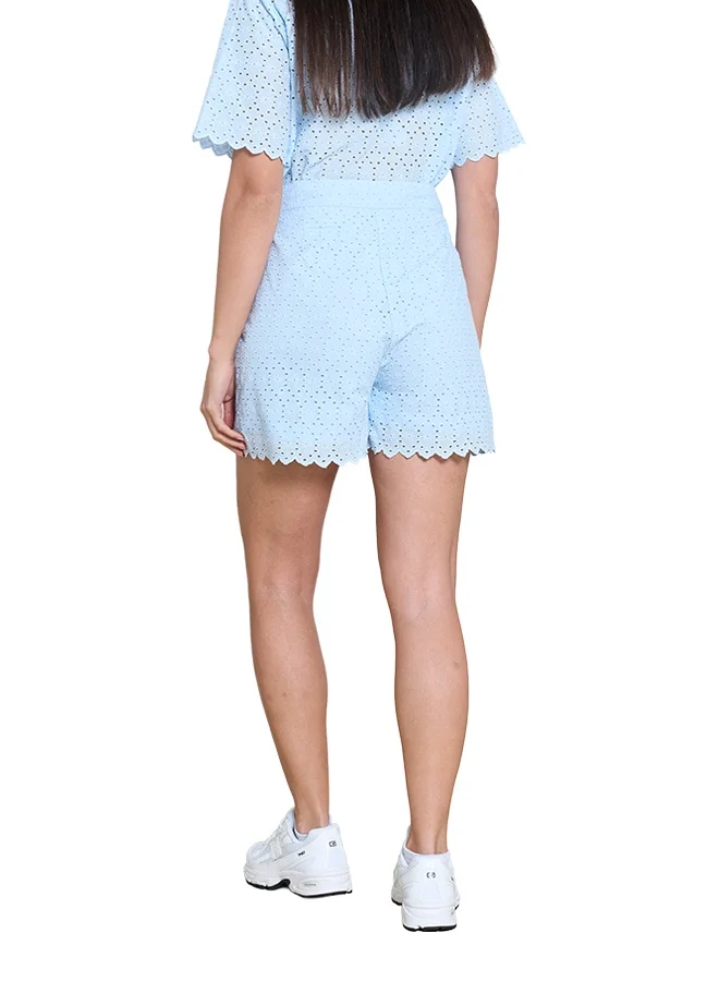 ASHARAE  Women's Shorts With Bottom Scalloping Comfortable Material, Breathable Daily Wear, Casual Fashion Outfit, Special Occasion Outfit, Trendy & Chic Apparel for Women | Best Price UAE